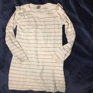 Gymboree girls white sweater dress